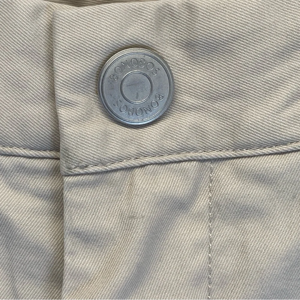 Bonobos Pants Men's 36x30 Khaki Beige Washed Chinos Straight Fit Cotton Casual - Picture 3 of 16